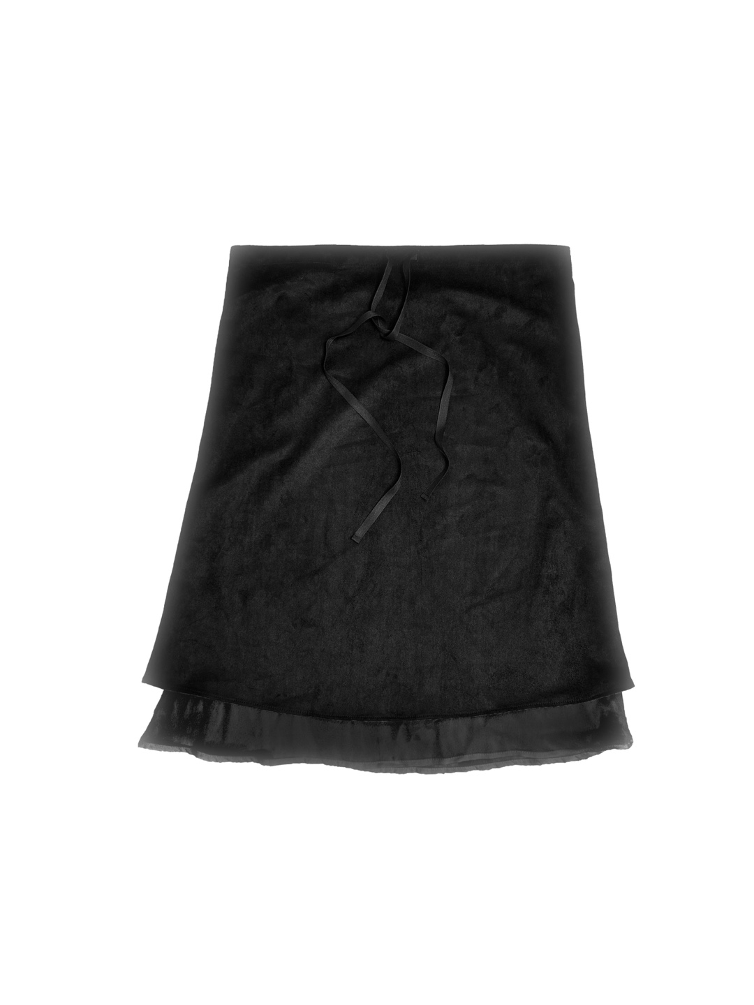 Suede layered skirt 스웨이드 레이어드 스커트